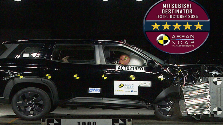 Mitsubishi Destinator Raih Lima Bintang di Uji Tabrak ASEAN NCAP