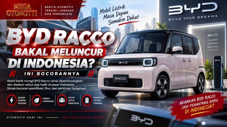 BYD Racco Indonesia Mulai Dipertimbangkan, Mobil Listrik Mungil Jadi Sorotan