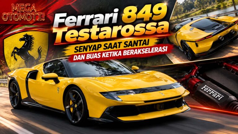 Ferrari 849 Testarossa, Senyap Saat Santai dan Buas Ketika Berakselerasi