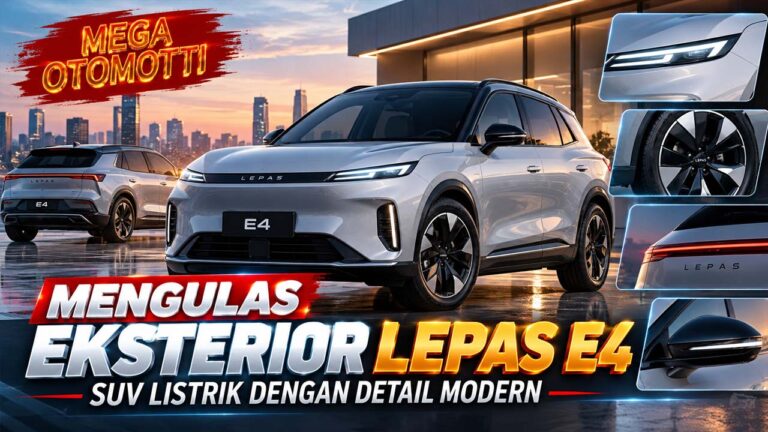 Mengulas Eksterior Lepas E4, SUV Listrik dengan Detail Modern