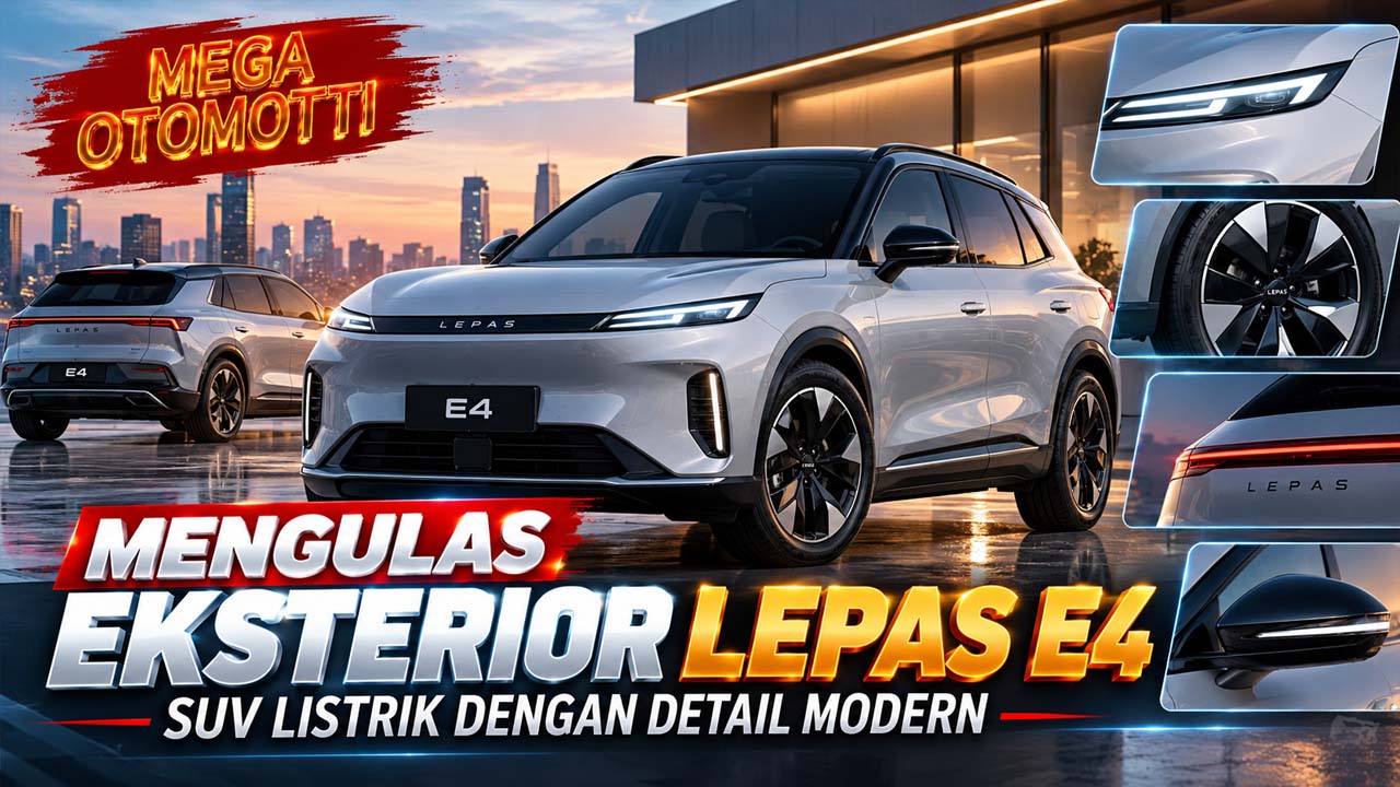 Mengulas Eksterior Lepas E4, SUV Listrik dengan Detail Modern