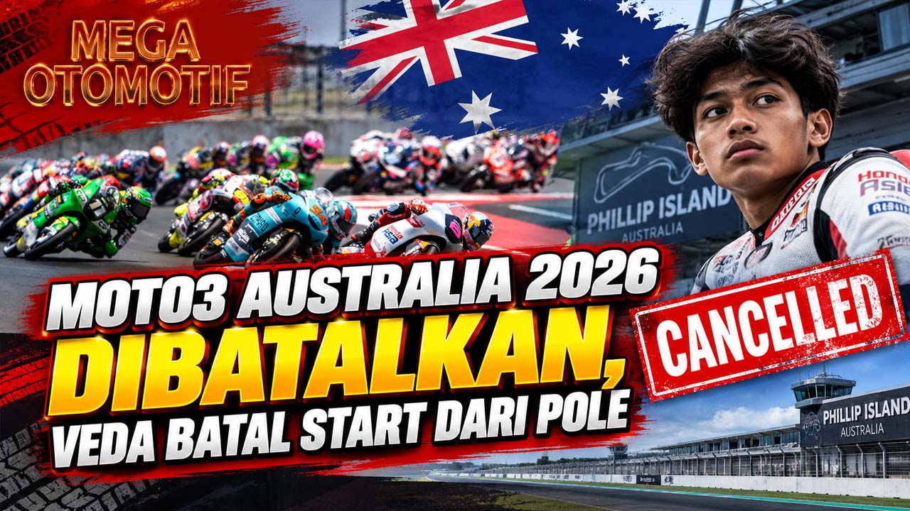 Moto3 Australia 2026 Dibatalkan, Veda Batal Start dari Pole