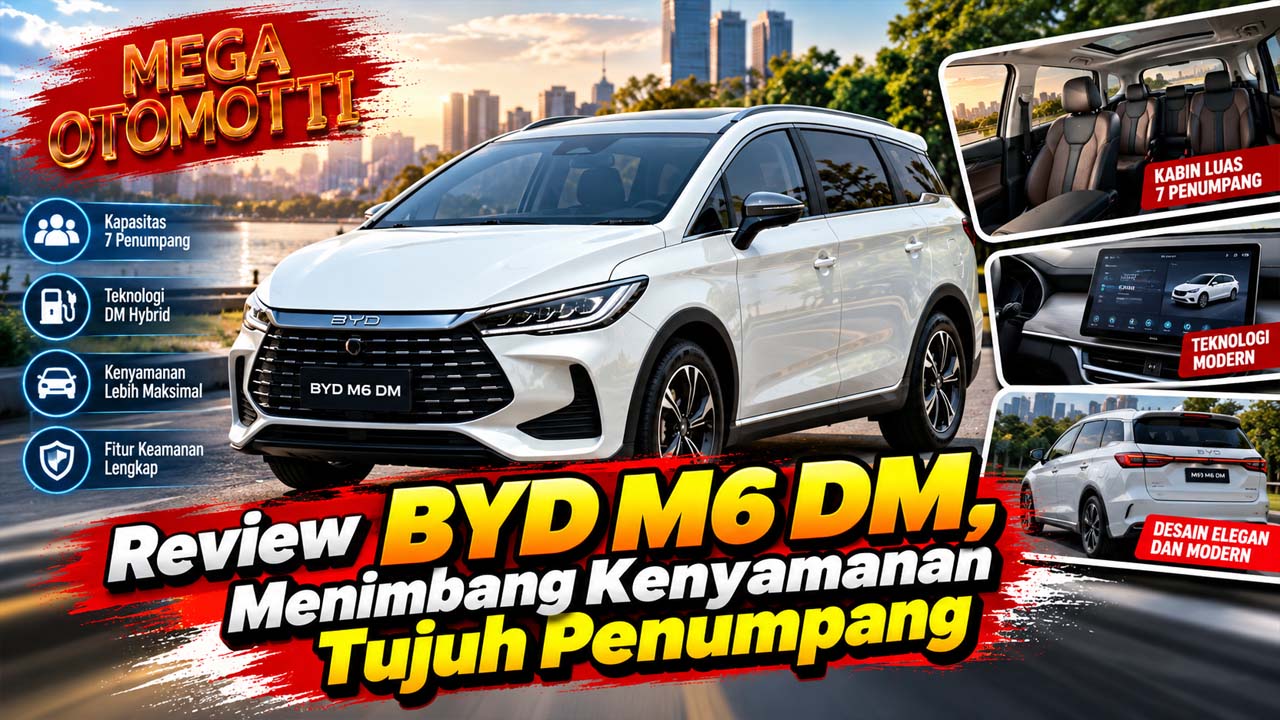 Review BYD M6 DM, Menimbang Kenyamanan Tujuh Penumpang