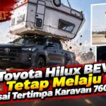 Toyota Hilux BEV Tetap Melaju Usai Tertimpa Karavan 760 Kg